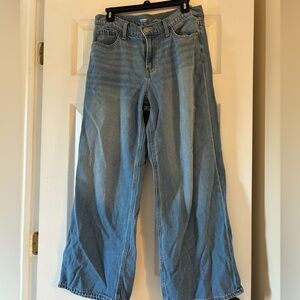 Old Navy Baggy Wide Leg Jeans Size 10